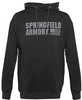 Springfield Armory Flag Logo Mens Sweatshirt Charcoal Gray Large Long Sleeve