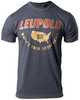 Leupold Made Here T-Shirt Charcoal Heather Medium Short Sleeve