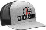 Leupold RETICL Flat Brim Trucker Hat Heat/Blk Os