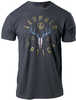 Leupold American Whitetail T-Shirt Charcoal Gray Xl Short Sleeve