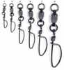 Sea Striker Billfisher Ss 2-ring Bb Swivel Black Sz8 225# 2pk