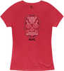 Magpul Sugar Skull Womens Red Heather Short Sleeve Small