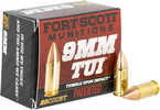 Fort Scott Munitions TUI Ammo Is a Match Grade Handgun Bullet, Designed To Be Reassuringly Effective For Self-Defense. Engineered To Tumble Upon Impact And Create a Dynamic Wound Cavity, The Unique, p...