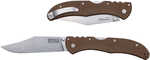 Cold Steel Cs20Kr9 Range Boss Folding Clip Point Plain Stonewashed 4034 SS Blade/5.25" Flat Dark Earth Zy-Ex Handle