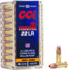 22 Long Rifle 40 Grain Hollow Point 50 Rounds CCI Ammunition