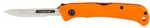 Hogue Expel Folding Knife 416 Stainless Steel Plain Edge 2.5" Blade Orange G-10 Handle Silver Blade Includes (3) #60 and