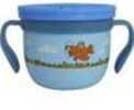 Eco Vessel Gobble N Go Snack Cup Blue with Dog on Plane