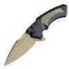 Hogue X5 3.5 Inch Spear Point Folding Knife Black/Tan