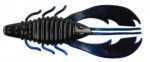 Berkley Havoc Craw Fatty 4In 8bg Black Blue Silver Flake Md#: HVMCF4-BBSF