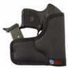 Desantis Ammo Nemesis Pocket Holster Fits J-Frame 2.25" Bodyguard .38 Ruger LCR Ambidextrous Black DSGM33BJN3Z0