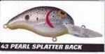 Bandit Squarebill Crankbait 4'-6' Pearl Sporter Black