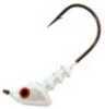 Bomber Stand Up Jighead 1/4Oz 4/0hk 8Pk White Md#: BSWSUJ14-W