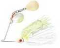 Booyah Double Colorado Spinnerbait 3/8Oz White/Chartreuse Md#: BYBCC38616