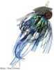 Chatterbait Pro 5/8Oz Black/Blue Chrome Md#: Cb-Pro58-05