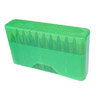 MTM Slip Top Rifle Ammo Box .223 204 Clear/Green 20 rd. Model: J-20-XS-16