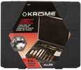 Allen Krome Compact Handgun Cleaning Kit .22 .38 9mm 357 .44 &.45 Cal. 14-Pieces - Black