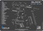 Cerus Gear 12x17 Glock 42-43 Schematic ProMat - Gray