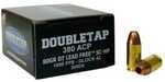 Double Tap DT Lead Free Handgun Ammunition 380 Auto 80Gr SC-HP 1145 Fps 20/ct