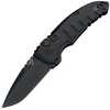 Hogue 24116 A01 2.75" Folding Drop Point Plain Black Cerakote 154Cm SS Blade/Matte Black Aluminum Handle