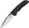 Hogue Deka Manual Folder Knife 3 1/4" Clip Point Blade Black With Thumb Studs