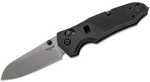 Hogue Trauma First Response Tool: 3.4" Sheepsfoot Blade - Tumbled Finish Solid Black G10 Frame