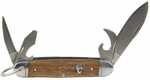 ABKT Cattleman Sagebrush Trailscout Multitool 2-1/5" Blade Zebrawood