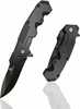 Telum Glaive Tactical Automatic Folding Knife 4" Drop Point Blade Black