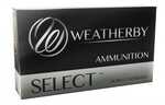 Weatherby Select hard hitting performance and unmatched value. The Select ammo gives you flat shooting hard hitting and accurate performance.
