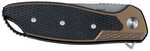 CRKT Jake Folding Knife 3-3/10 Drop Point Blade Black And Bronze