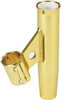 Lees Clamp-on Rod Holder - Gold Aluminum Vertical Mount Fits 2.375" O.d. Pipe