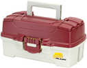 Plano 1-Tray Tackle Box w/Dual Top Access - Red Metallic/Off White