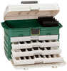 Plano 4-Drawer Tackle Box - Green Metallic/Silver