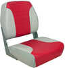 Springfield Economy Multi-Color Folding Seat - Grey/Red