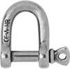 HR D Shackle - Diameter 25/64"Features:Forged D shackle in HR stainless steel grade (17,4 PH)Outstanding working and breaking loadAn HR shackle can be up to 60% more resistant than a shackle in 316L s...
