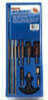 Universal Cleaning Kit 17 pieces: 3 Solid Brass rods Brushes Accessories And Patches - Durable Custom