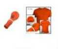 Beretta Hat & T-Shirt Roll Up Combo, Orange, Large