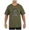 5.11 Inc Short Sleeved Logo Tshirt Ar Skull Olive Drab Green Large