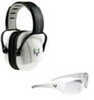 Radians Auryon Combo Kit Women & Youth: 15% Smaller Frame Eyes/Ears White Gloss Clear Kit: Collapsible