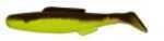 H&H Cocahoe Minnow Tails 3In 10Pk Chartreuse/Black Bk Md#: CMR10-10