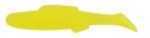 H&H Cocahoe Minnow Tails 3In 10Pk Glo Chartreuse/Glitter Md#: CMR10-28