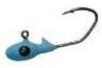 Gene Larew Lures Crappie Pro 1/48oz Overbite Sickle Mo'Glo Jigheads Blue 10pk 148OBS17