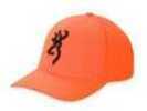 Browning Flexfit Safety Cap- Blaze Size L/XL