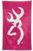 Browning Beach Towel Pink/White