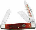 Case USMC Large Stockman 4.25" Red Bone