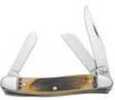 Case Cutlery Amber Bone Rancher CV Medium Stockman Knife