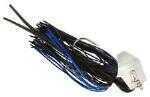 Z-Man Fishing Products Chatter Bait 3/8 Ounce 5/0 Hook Size Black/Blue Lure, Md: CB38-11