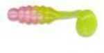 Charlie Brewer Crappie Grub 1.5" Bubblegum Chartreuse