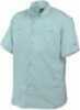 Drake Waterfowl Systems Flyweight Shirt with Vented Back Short Sleeve, Small, Baby Blue