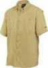 Drake Waterfowl Systems Flyweight Shirt with Vented Back Short Sleeve, Large, Khaki