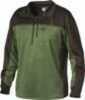 Drake Performance Stretch 1/4 Zip Black/olive Size- 2xl